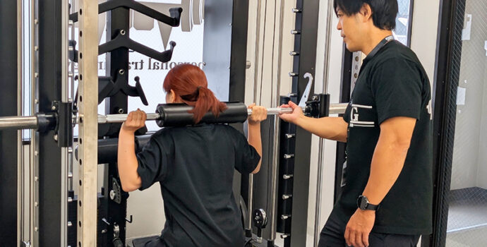 スクワットの様子2