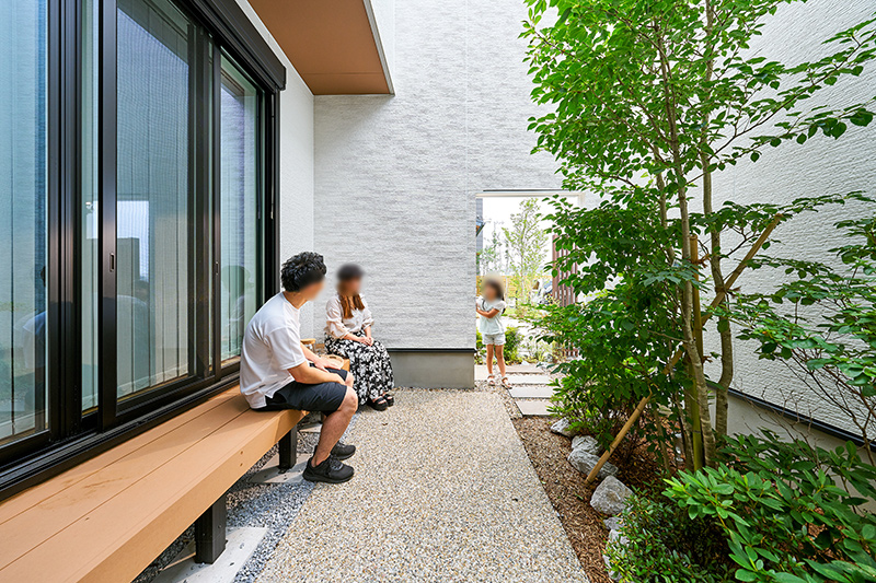 オモイス浦和美園の外構