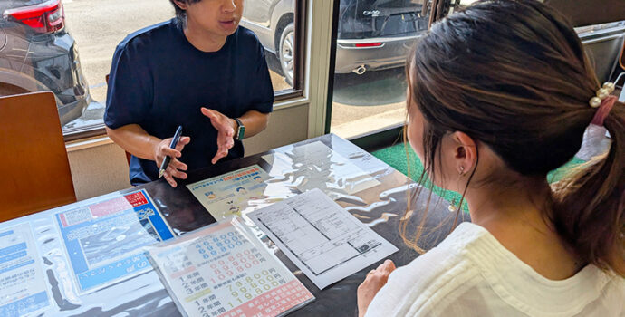 見積もり提案の様子