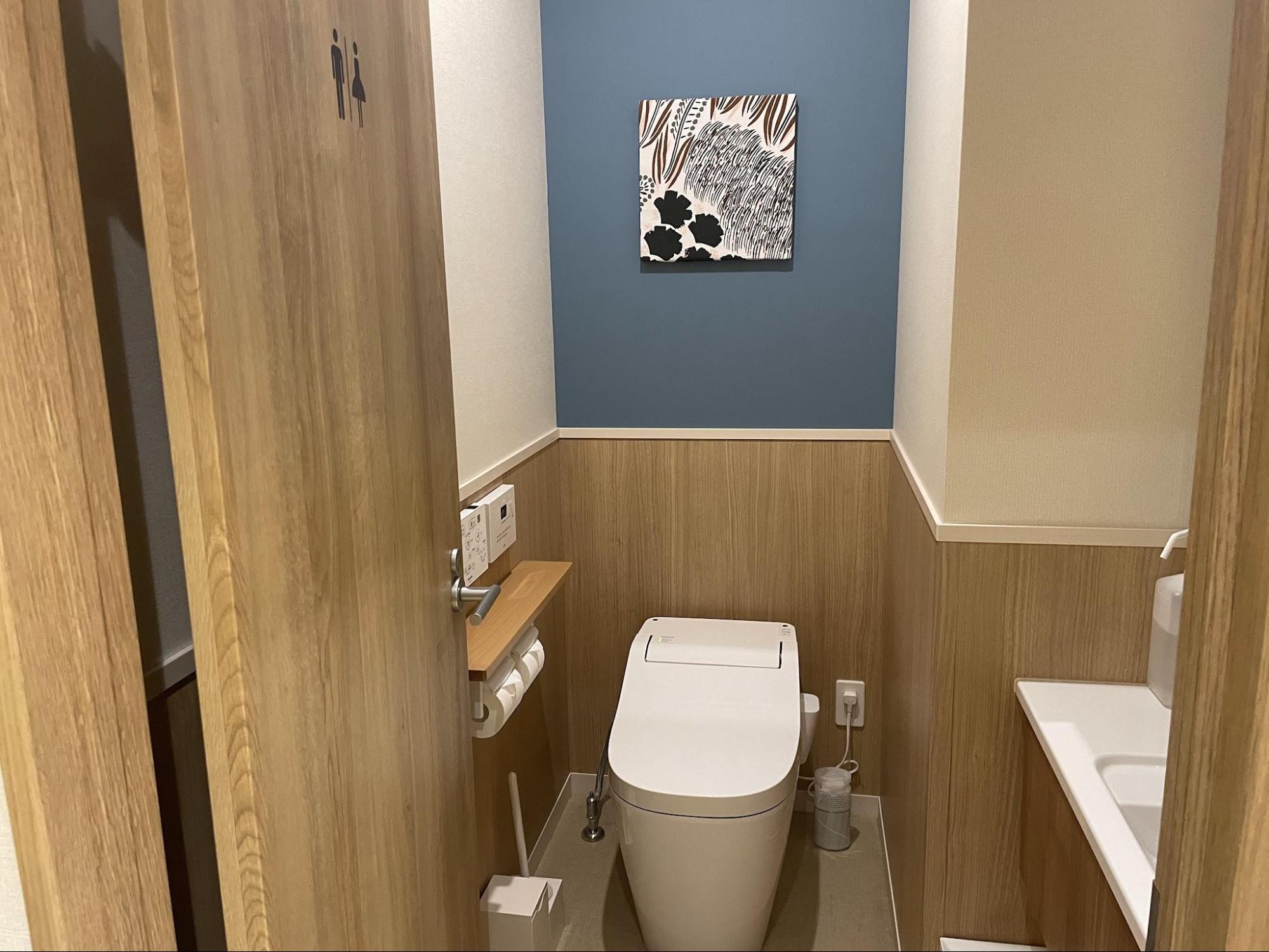 トイレも広々